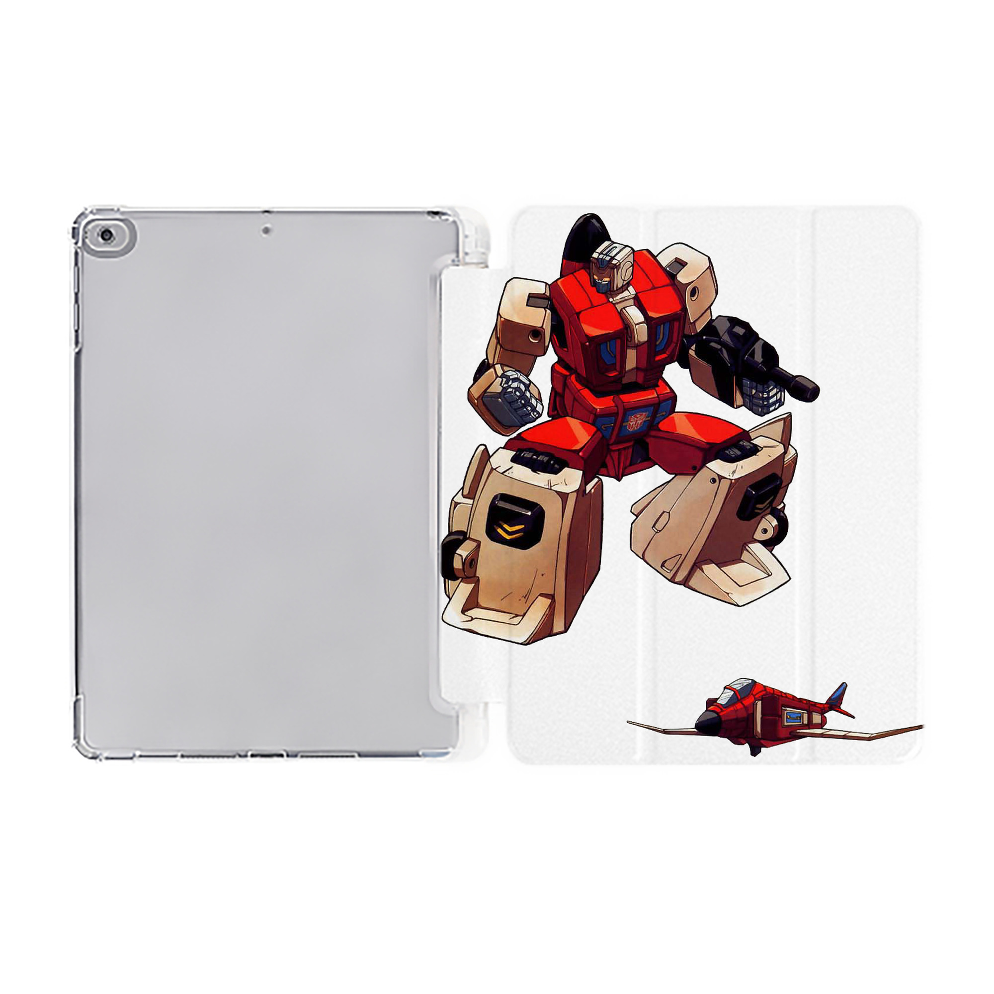 （画像用）  IPad ケース ペン収納付き 三つ折りスタンド PUレザー×シリコン 対応機種9.5/10.5/10.9インチ